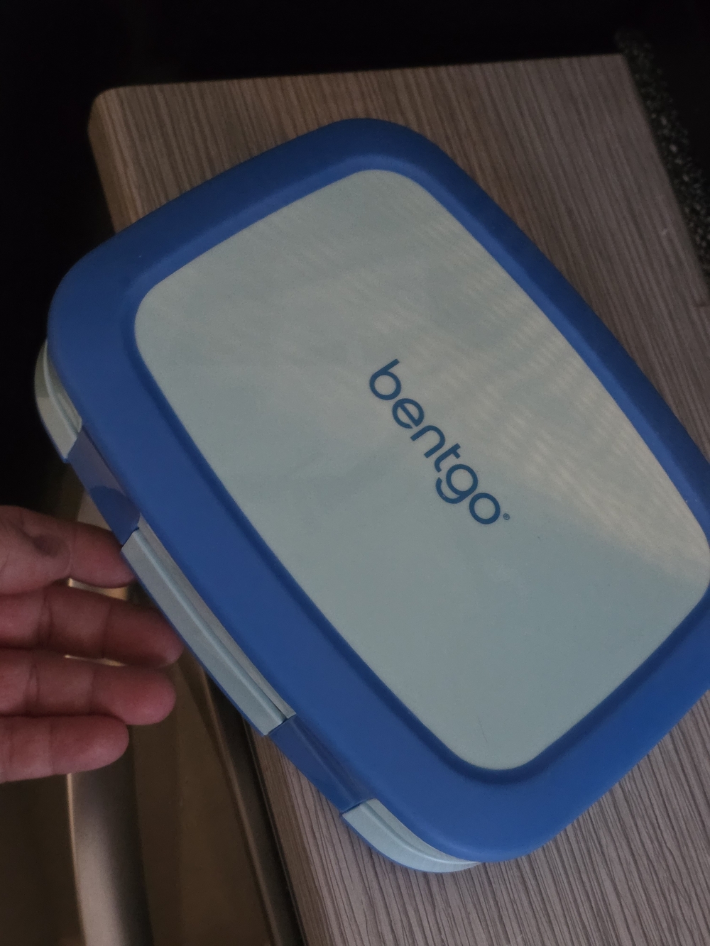 Bentgo Blue & White Leak-Proof Lunchbox.Compact Tablet-Style Food Container Neuf